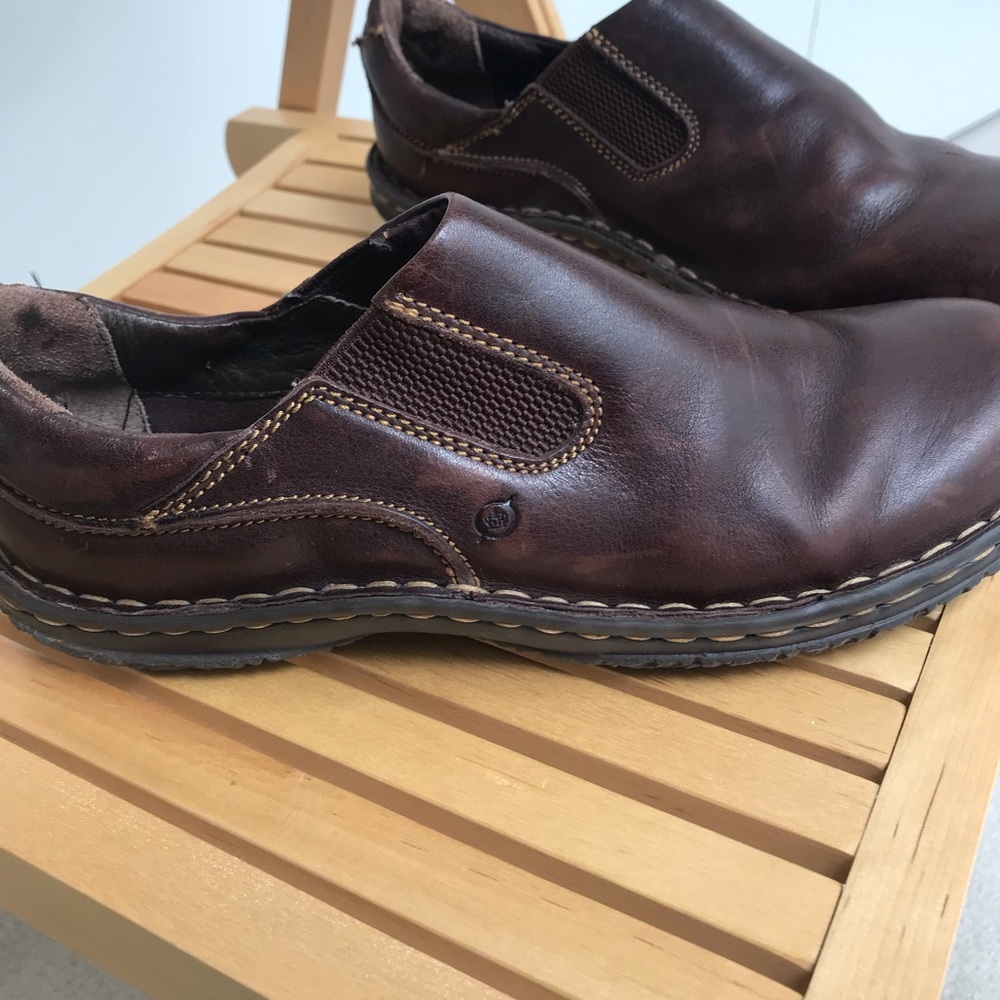 Born leather loafers, size 8